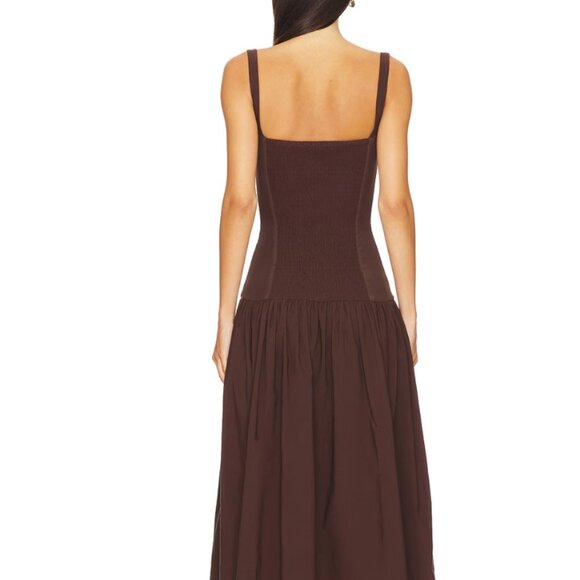 WeWoreWhat Smocked Drop Waist Midi Dress - Picture 3 of 6